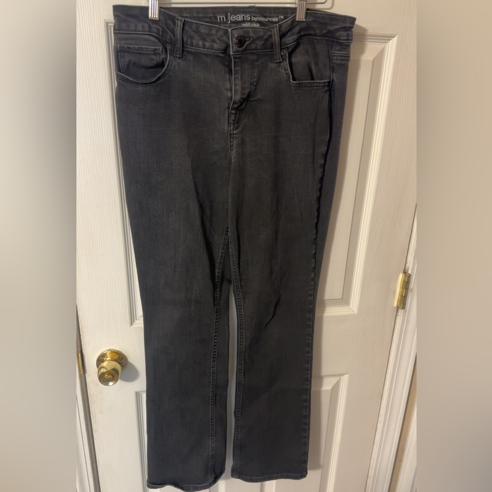 Maurices Dark Blue Straight Leg Jeans Classic Fit
